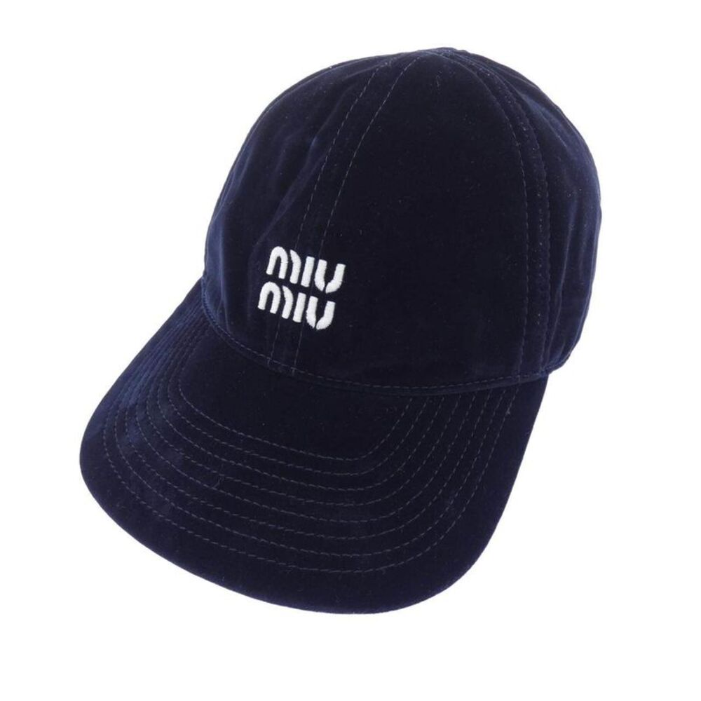 Miu Miu Velvet Baseball Cap